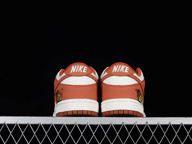 All categories Nk SB Dunk series Nk SB Dunk Low low-top sneakers J version Nk Dunk Low SE "Sun Club" white and orange SB low-top sports and leisure sneakers DR5475-100